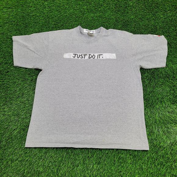 Vintage NIKE Shirt XL 23x27 Gray Y2K - Picture 1 of 16